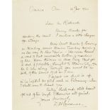 LAWRENCE, D.H.LETTER SENT FROM OAXACA, MEXICO ALS, dated 16 Jan. 1924 [in fact, 1925], addressed