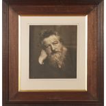 HOLLYER, FREDERICKWILLIAM MORRIS enlarged platinum print, 340 x 275mm, with Hollyer's copyright