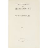 RUSSELL, BERTRANDTHE PRINCIPLES OF MATHEMATICS Cambridge: University Press, 1903. First edition,