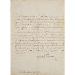 STUART, HENRY BENEDICT, CARDINAL, DUKE OF YORK, (1725-1807), ARCHBISHOPLETTER SIGNED ('ENICO CARD LE