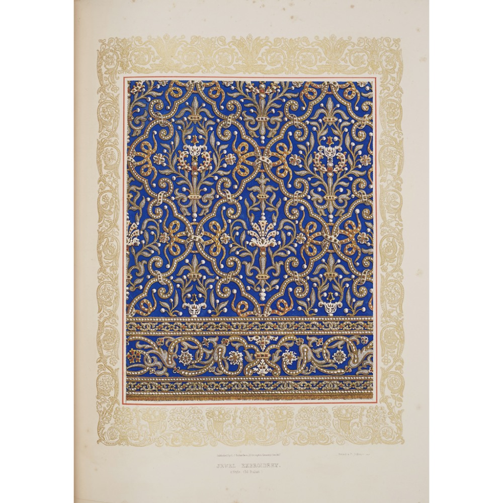 RICHARDSON, CHARLES JAMESSTUDIES OF ORNAMENTAL DESIGN Large folio, lithographed decorative title, - Image 2 of 5