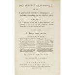 MAIR, JOHNBOOK-KEEPING METHODIZ'D Edinburgh: W. Sands, 1763. Seventh edition, 8vo, with final advert