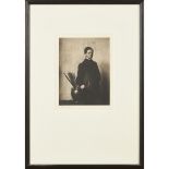 ARBUTHNOT, MALCOLMPHOTOGRAPH OF WILLIAM NICHOLSON platinum print, signed by Arbuthnot to mount,