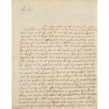 ERSKINE, JOHN, 23RD OR 6TH EARL OF MAR, (1675-1732)AUTOGRAPH LETTER SIGNED ("MAR") TO THE EARL