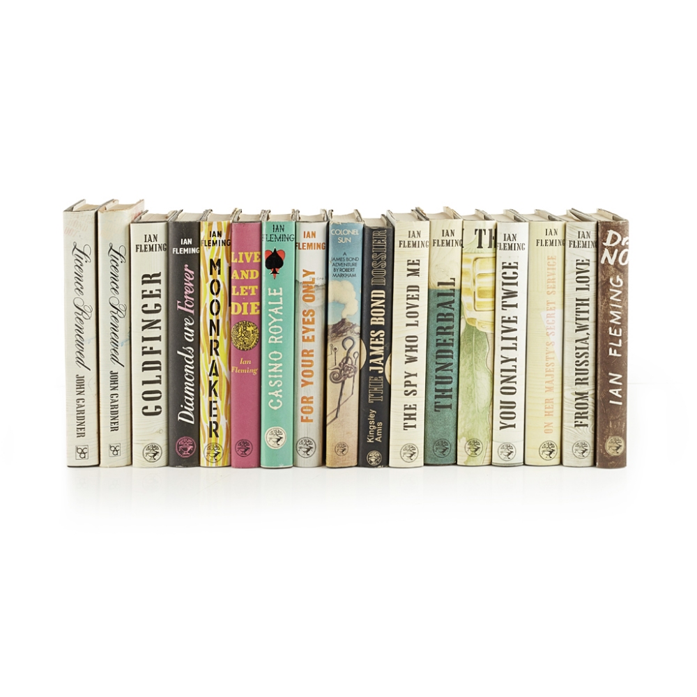 FLEMING, IANTHE JAMES BOND NOVELS, A SET OF LATER EDITIONS with The Man with the Golden Gun in first