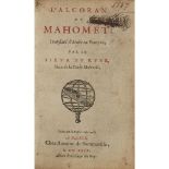 KORAN - QURANL'ALCORAN DE MAHOMET, TRANSLATÉ D'ARABE EN FRANCOIS Par le Sieur du Ryer. Paris: