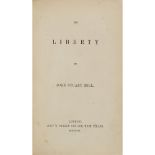 MILL, JOHN STUARTON LIBERTY London: John W. Parker, 1859. First edition, 8vo, 4pp. advertisements at