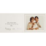 DIANA, PRINCESS OF WALES, 1961-97 & PRINCE CHARLES, (B.1948)CHRISTMAS CARD FOR 1982, WTIH PHOTOGRAPH