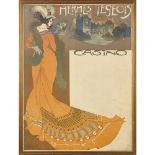 GEORGES DE FEURE (1868-1943)POSTER: 'THERMES LIEGOIS - CASINO', 1898 lithograph, printed marks