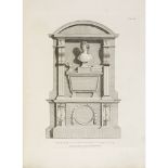 I. & J. TAYLOR, PUBLISHERSDESIGNS FOR MONUMENTS INCLUDING GRAVE STONES London, [c.1791] 4to, 40