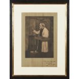 [COBURN, ALVIN LANGDON, ATTR.]FRANK BRANGWYN carbon print signed in pencil by Brangwyn to mount, 149