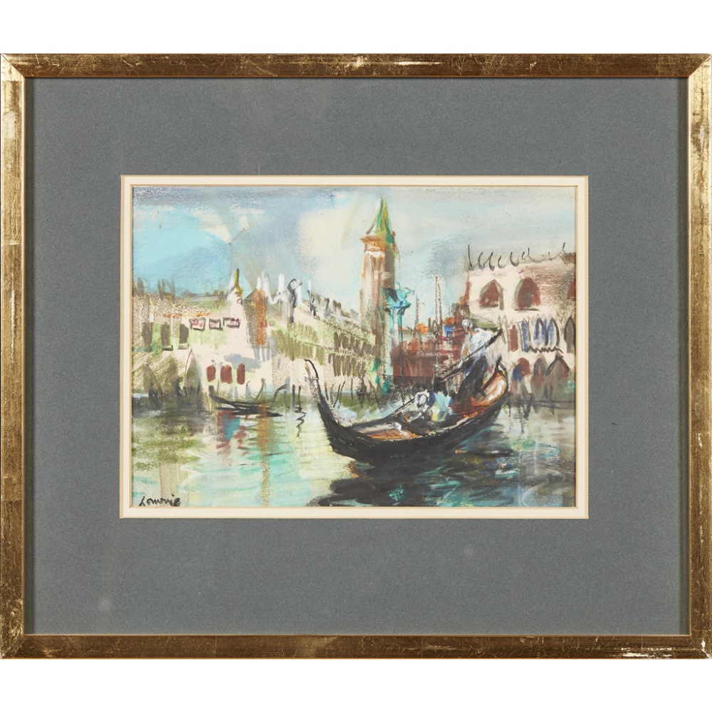 [§] HAMISH LAWRIE (SCOTTISH 1919-1987)VENICE Signed, pastel20xm x 28cm (8in x 11in) - Image 2 of 2