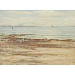 HECTOR CHALMERS (BRITISH 1849-1943)LARGO SHORE Signed, oil on canvas26.5cm x 37cm (10.5in x 14.5in)