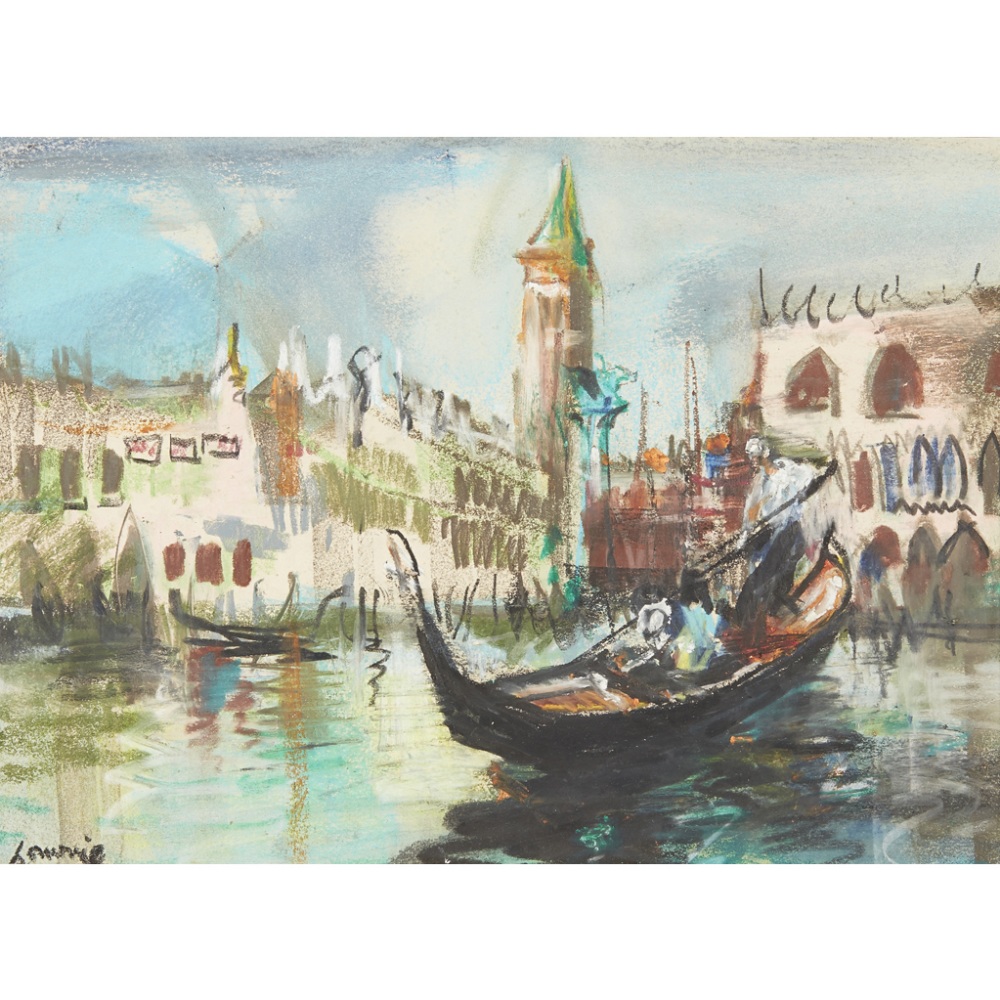 [§] HAMISH LAWRIE (SCOTTISH 1919-1987)VENICE Signed, pastel20xm x 28cm (8in x 11in)