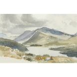 [§] CHARLES KNIGHT R.W.S. (BRITISH 1901-1990)LOOKING TOWARDS SNOWDON FROM LLANBERIS Ditchling