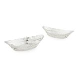 A PAIR OF SWEETMEAT BASKETS HAMILTON & INCHES, EDINBURGH 1905 each of oval pierced form, embossed