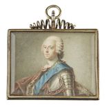 A PORTRAIT MINIATURE OF PRINCE CHARLES EDWARD STUART AFTER MAURICE QUENTIN DE LA TOUR, 18TH