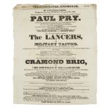 THEATRE ROYAL, EDINBURGH A COLLECTION OF 26 THEATRE BILLS, 1823-1828 including The Faithless