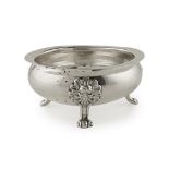 A LATE VICTORIAN SUGAR BASIN MACKAY & CHISHOLM, EDINBURGH 1896 of circular form, everted scalloped