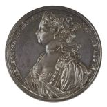 A JACOBITE SILVER PRINCESS CLEMENTINA ESCAPE FROM INNSBRUCK MEDALLION OTTONE HAMERANI (1694 - 1764),