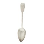 ABERDEEN - A SCARCE SCOTTISH PROVINCIAL TABLESPOON JAMES ROBERTSON AND ALEXANDER MOLLISON marked AM,