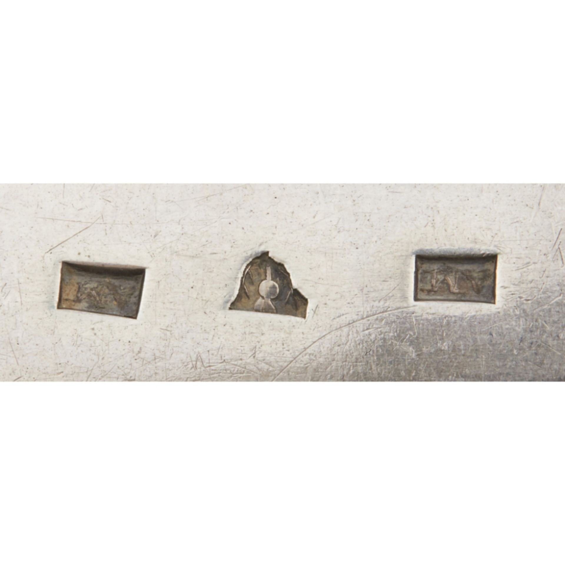 ABERDEEN - A SET OF FOUR SCOTTISH PROVINCIAL TABLESPOONS NATHANIAL GILLET marked NG, ABDN, of Old - Image 5 of 9