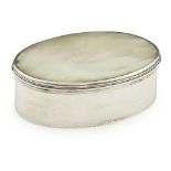 DUNDEE - A RARE SCOTTISH PROVINCIAL SNUFF BOX JOHN STEVEN marked IS, script M, pot of lilies, S,