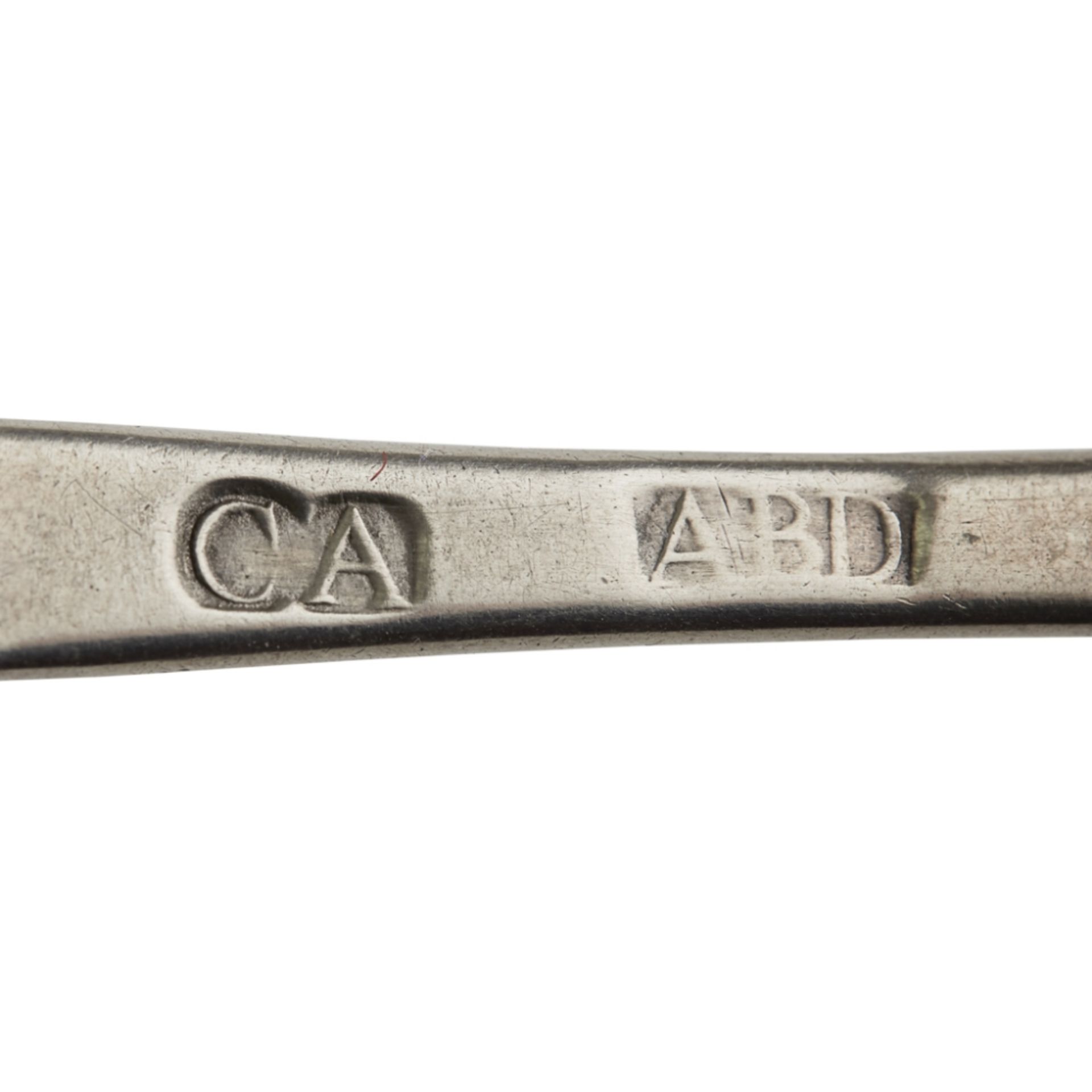 ABERDEEN - A SCOTTISH PROVINCIAL TABLESPOON COLINE ALLAN marked CA, ABD, of Hanoverian pattern