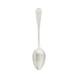 GREENOCK - A SCOTTISH PROVINCIAL DESSERT SPOON ALEXANDER CAMPBELL marked I, thistle, device, AC,