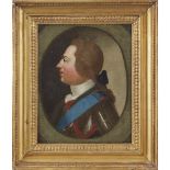 THE NERQUIS HALL/ WHITE ROSE CYCLE CLUB PORTRAIT PRINCE CHARLES EDWARD STUART oil on canvas,