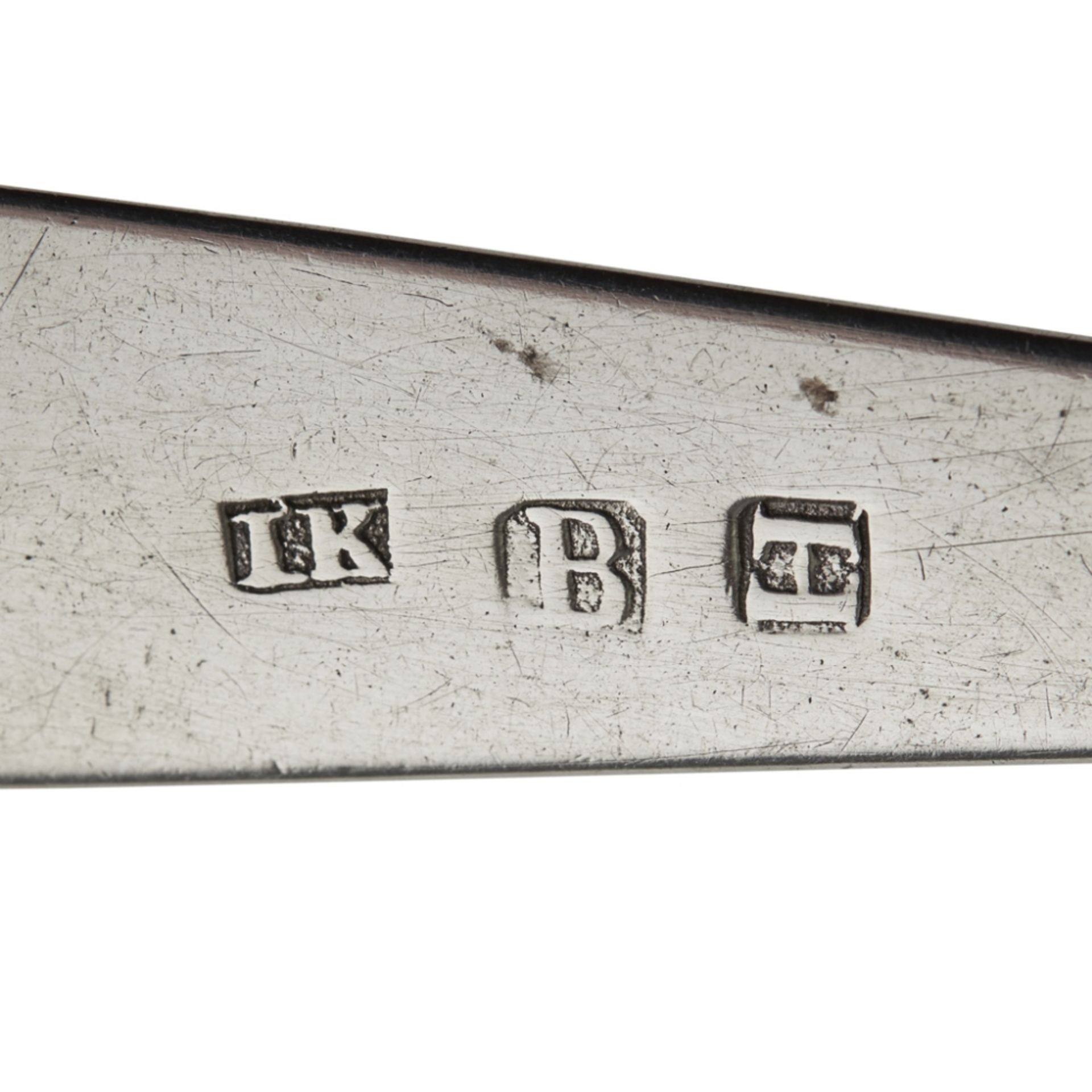 BANFF - A SCOTTISH PROVINCIAL TODDY LADLE JOHN KEITH marked IK, B, H, of Celtic Point pattern with - Image 2 of 2