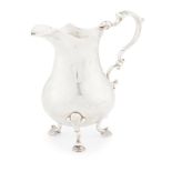 JAMAICA - A SCARCE BALUSTER CREAM JUG ANTHONY DANVERS marked AD, crocodile head, of plain baluster