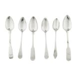 INVERNESS - A COLLECTION OF SCOTTISH PROVINCIAL TEASPOONS VARIOUS MAKERS to include Donald Fraser,