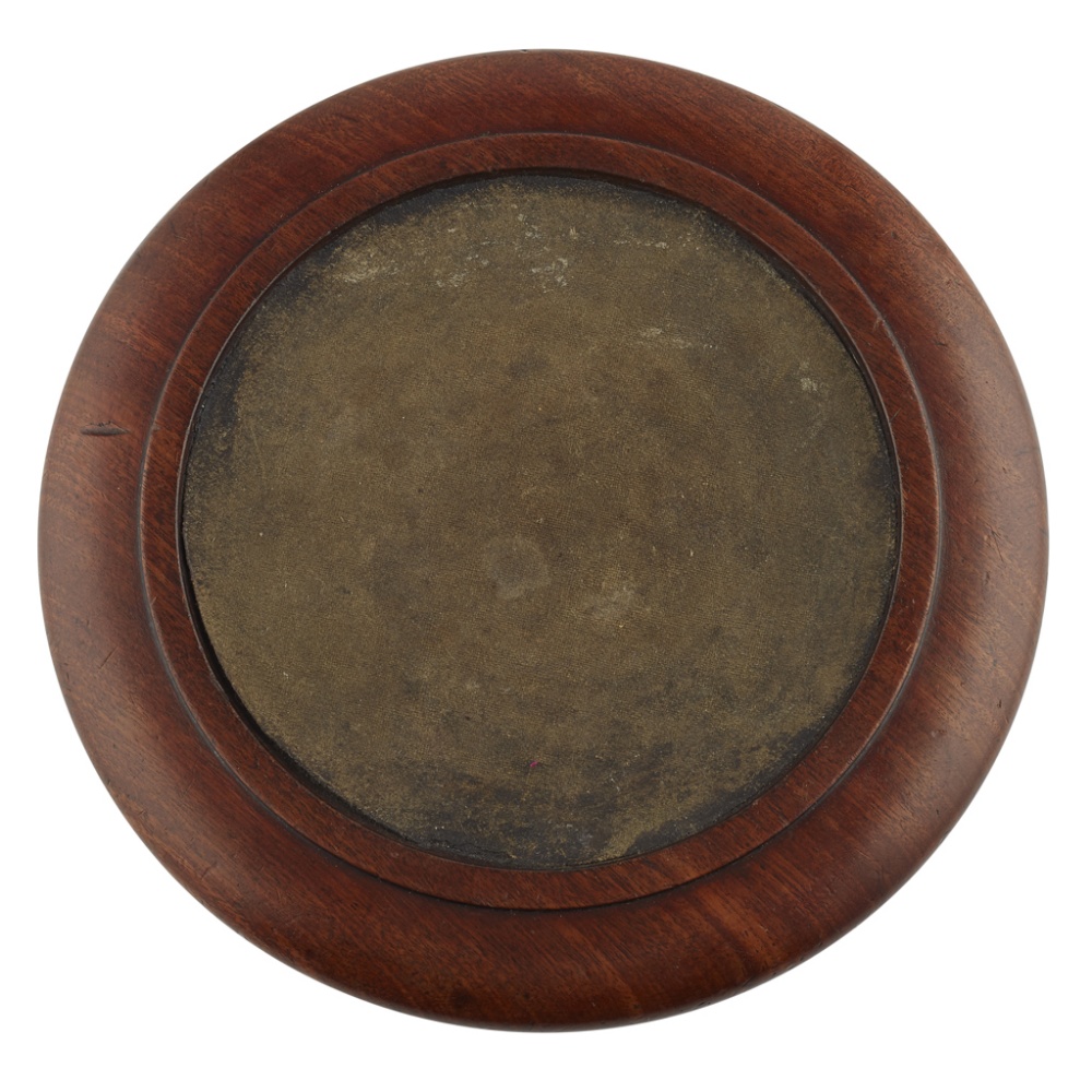 A SCOTTISH REGENCY MAHOGANY WINE COASTER BY JAMES MEIN, KELSO CIRCA 1830 the turned and moulded - Image 2 of 4