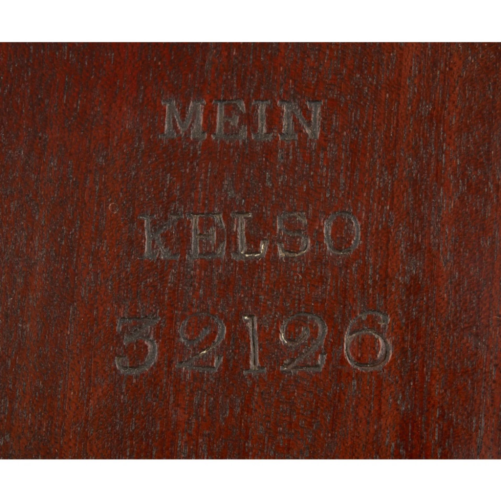 A SCOTTISH REGENCY MAHOGANY WINE COASTER BY JAMES MEIN, KELSO CIRCA 1830 the turned and moulded - Image 4 of 4