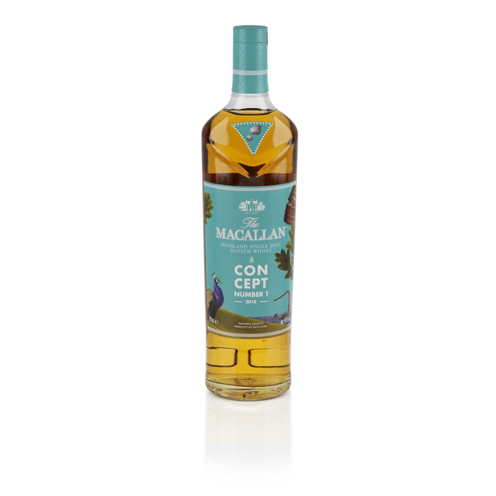 THE MACALLAN CONCEPT NUMBER ONE 2018 RELEASE with carton 70cl/ 40%