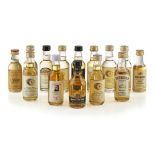 A COLLECTION OF MINIATURES to include various Signatory vintage bottlings and other single malt