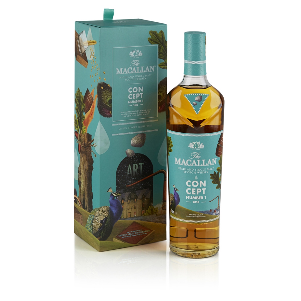 THE MACALLAN CONCEPT NUMBER ONE 2018 RELEASE with carton 70cl/ 40% - Image 3 of 3