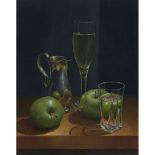 [§] TIM GUSTARD (BRITISH B.1954) WATER AND WINE Signed and dated '97, acrylic 29.5 x 22.5cm (11.