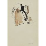 [§] WILLIAM JOHNSTONE O.B.E. (SCOTTISH 1897-1981) UNTITLED Signed with initials and dated '71, ink
