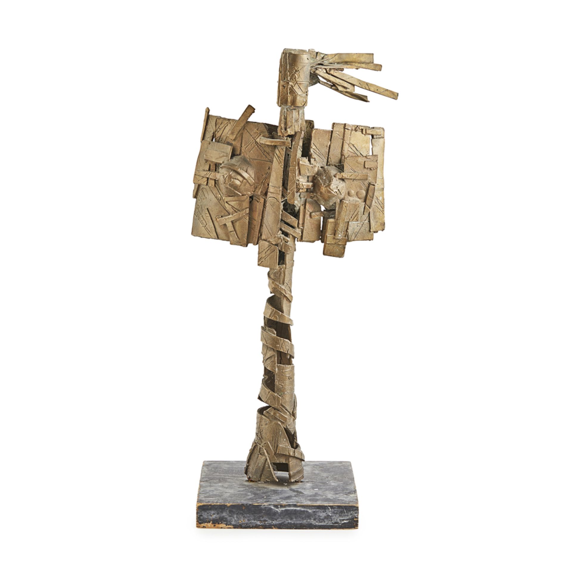 [§] EVA RENÉE NELE (GERMAN B.1932) ENGEL, 1966 Bronze on a wooden base 42cm x 23cm (16.5in x 9in) - Image 2 of 2