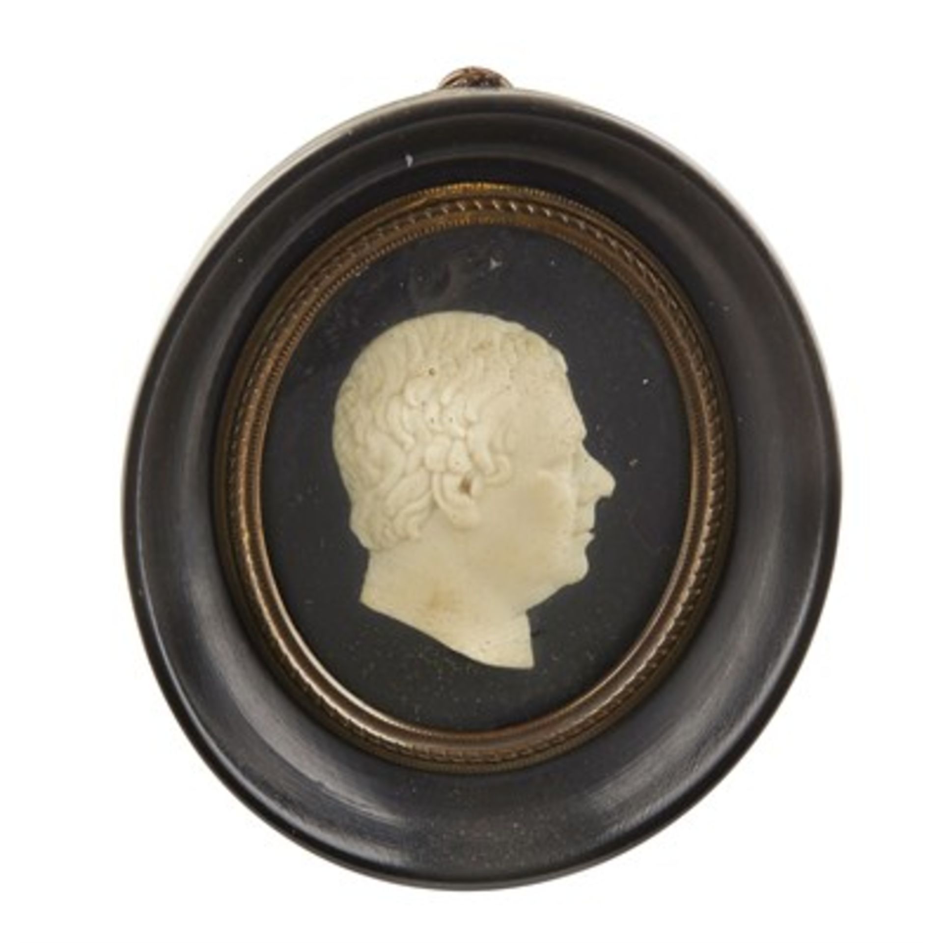 Y FIVE TASSIE STYLE CAMEO IVORY PORTRAITS 19TH CENTURY all in profile, including the Duke of - Image 5 of 6