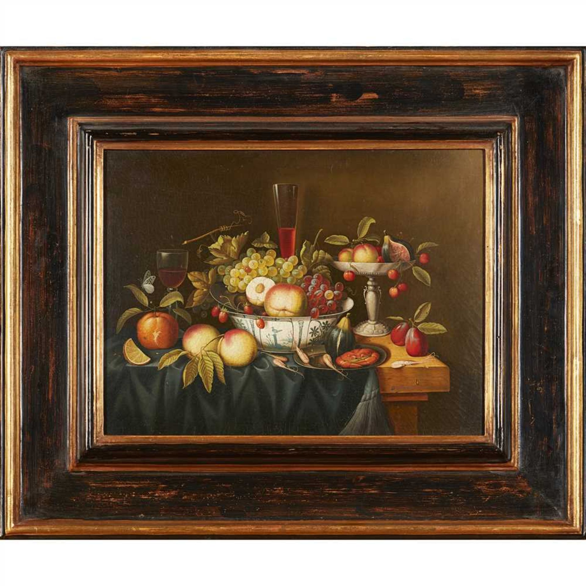 ALESSANDRO MAFFEI (ITALIAN CONTEMPORARY) FLEMISH STILL LIFE Signed D. Stefano, oil on canvas ( - Image 3 of 4