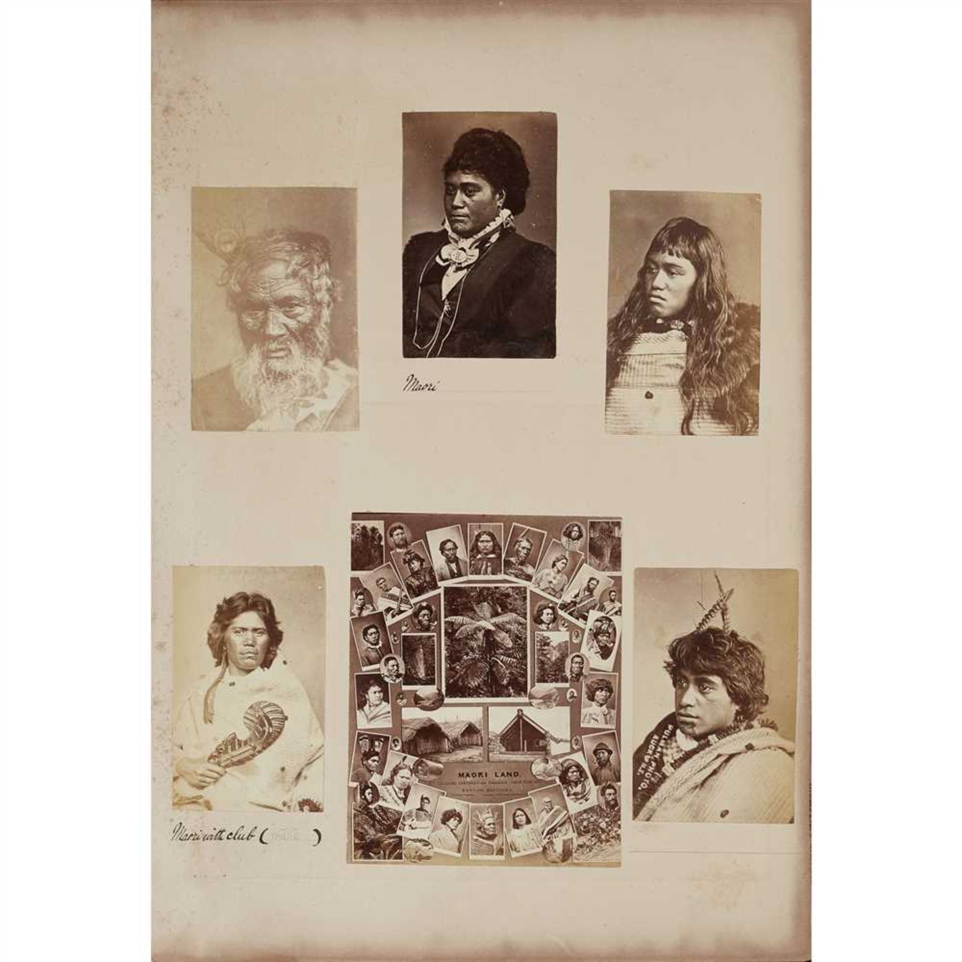 PHOTO ALBUM NEW ZEALAND, AUSTRALIA AND PENINSULAR MALAYSIA, 1882 a collection of albumen prints - Image 4 of 6
