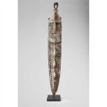 KWOMA MINJA SPIRIT FIGURE UPPER SEPIK RIVER, PAPUA NEW GUINEA carved wood and pigment, with a