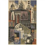 § Edward Bawden C.B.E., R.A. (British 1903-1989) City, 1952