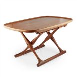 Poul Hundevad (Danish 1917-2011) for Vamdrup, Denmark 'Guldhoj' folding stool/table