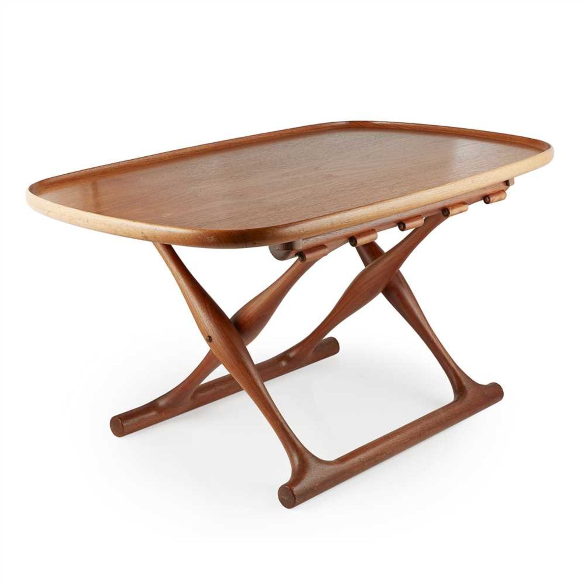 Poul Hundevad (Danish 1917-2011) for Vamdrup, Denmark 'Guldhoj' folding stool/table