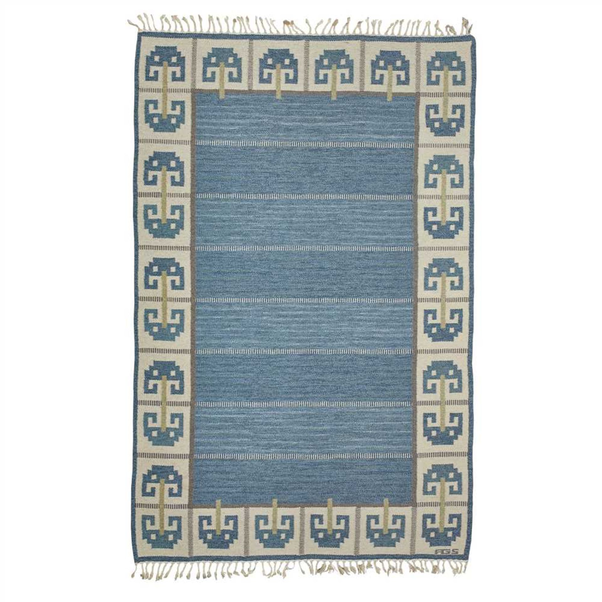 Anna-Greta Sjöqvist (Swedish 1912-1993) Flat weave rug, circa 1950s