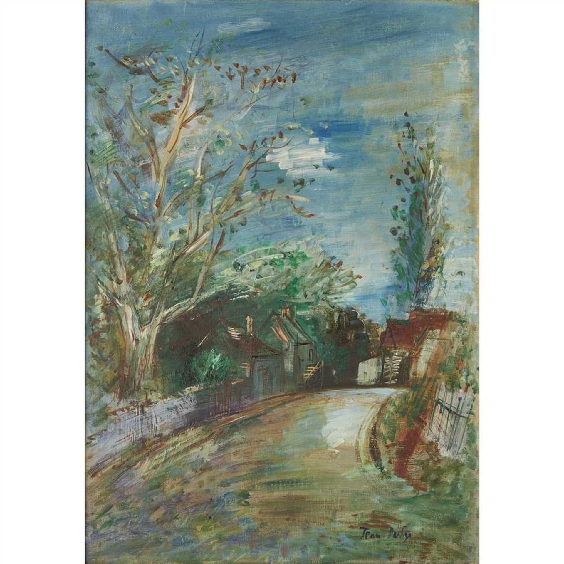 § Jean Dufy (French 1888-1964) Route de Rives (Touraine)